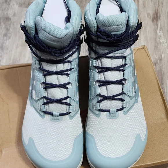 Altra Lone Peak Mid All Weather Trail Light Blue Running Shoes Women Size 9.5 - Picture 3 of 9